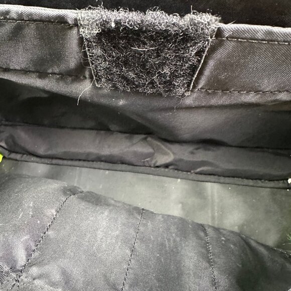 Timbuk2 Custom Black Herringbone Purple Green Messenger Travel Work Bag - Picture 6 of 6